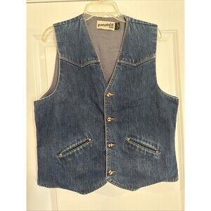 Vtg 1970’s Levis Panatela Men’s LARGE Western Sportswear Denim Jean Vest